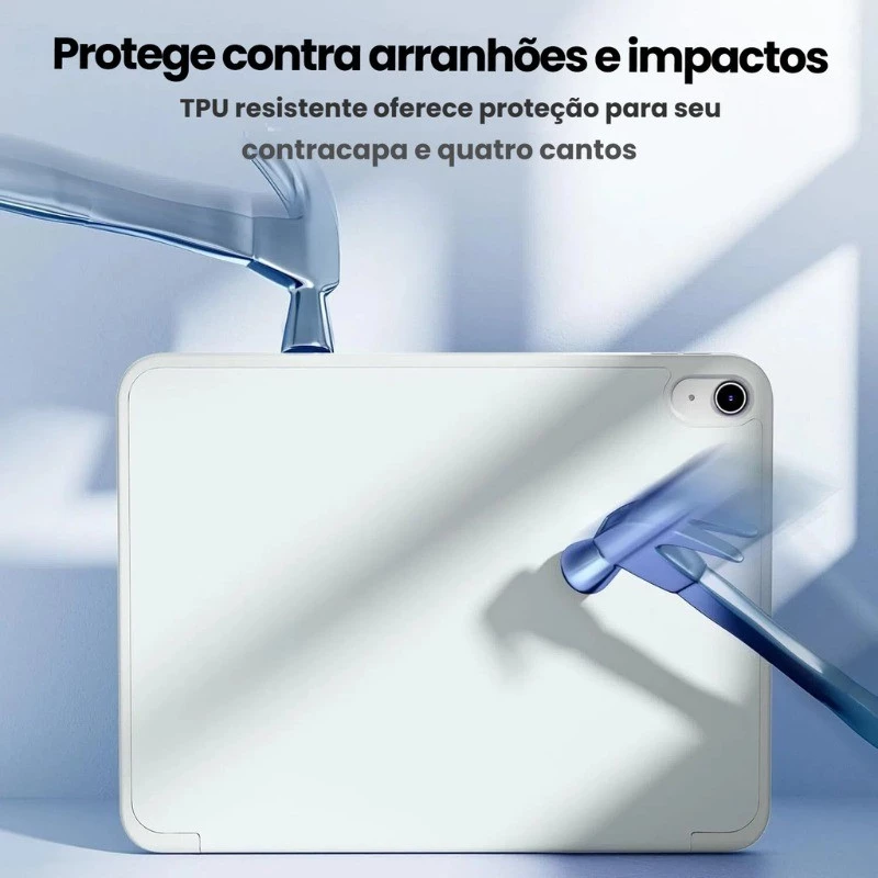 Capa Trifold para iPad A16 11" e 10 10,9" Smart Folio com Suporte Caneta — foto 6