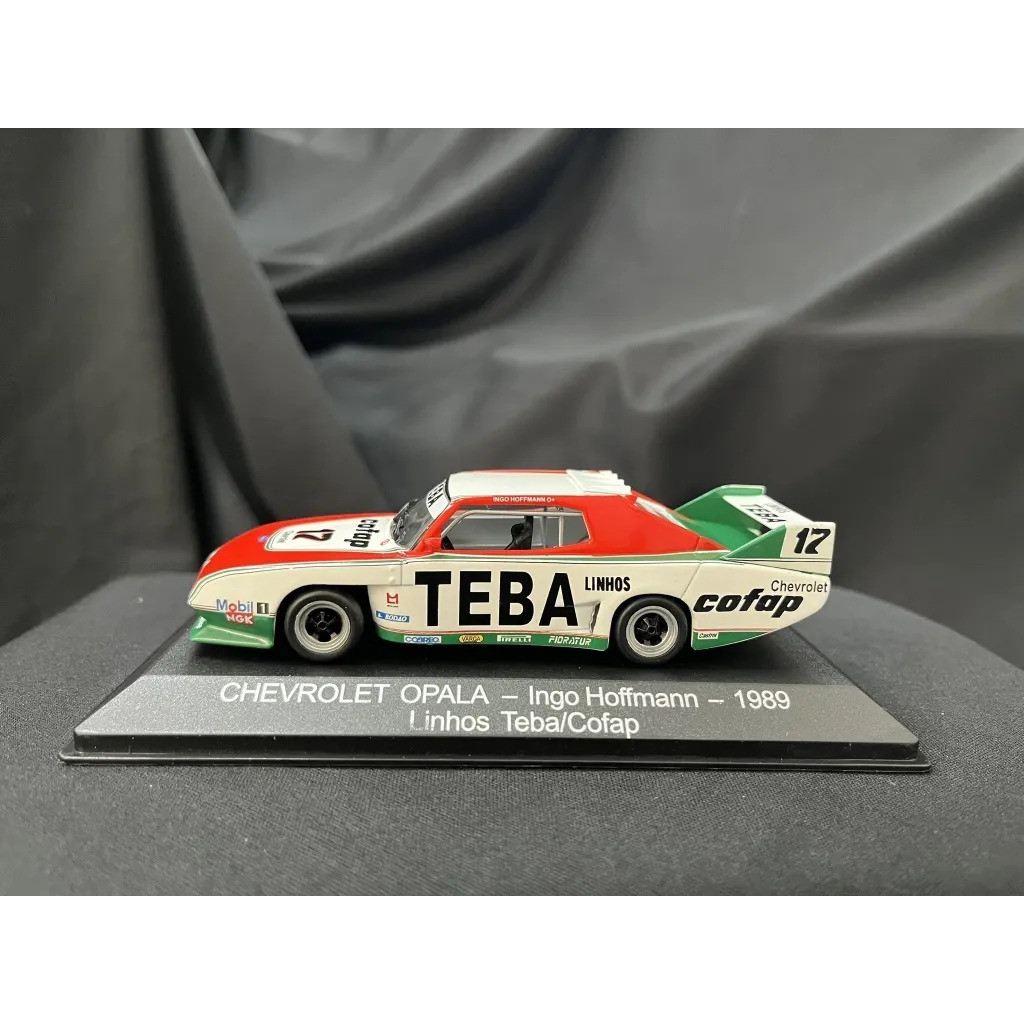 Miniatura Opala Ingo Hoffmann 1989 Linhos Tebacofap 1:43 Ixo Branco