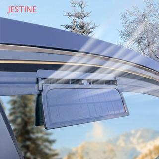 JESTINE Ventilador De Resfriamento Solar Para Carro , Exaustor De Com Ventilação De Ar De 3 Cabeças , Purificadores Jane