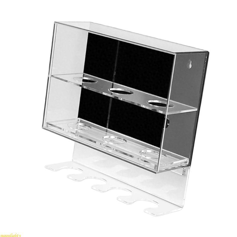 moonlighty Baseball Softball Bat Caixa À Prova Poeira 2 Camadas Vitrine Beisebol Transparente