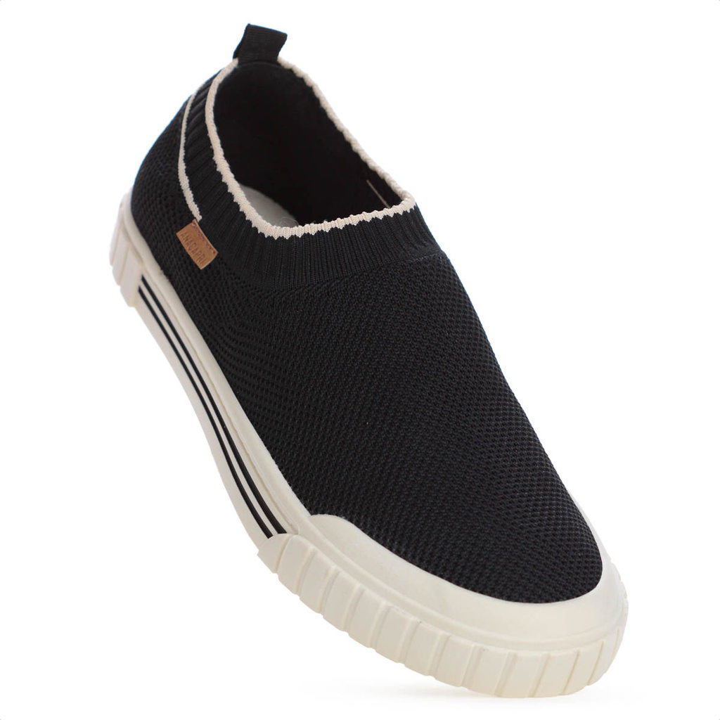 Tênis Anacapri Slip On Knit Alê Preto - Feminino