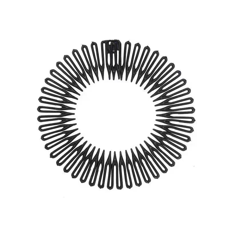 Kit 3 /5/12 Peças Tiara Bell Preta Para Cabelo Acessório de Cabelo