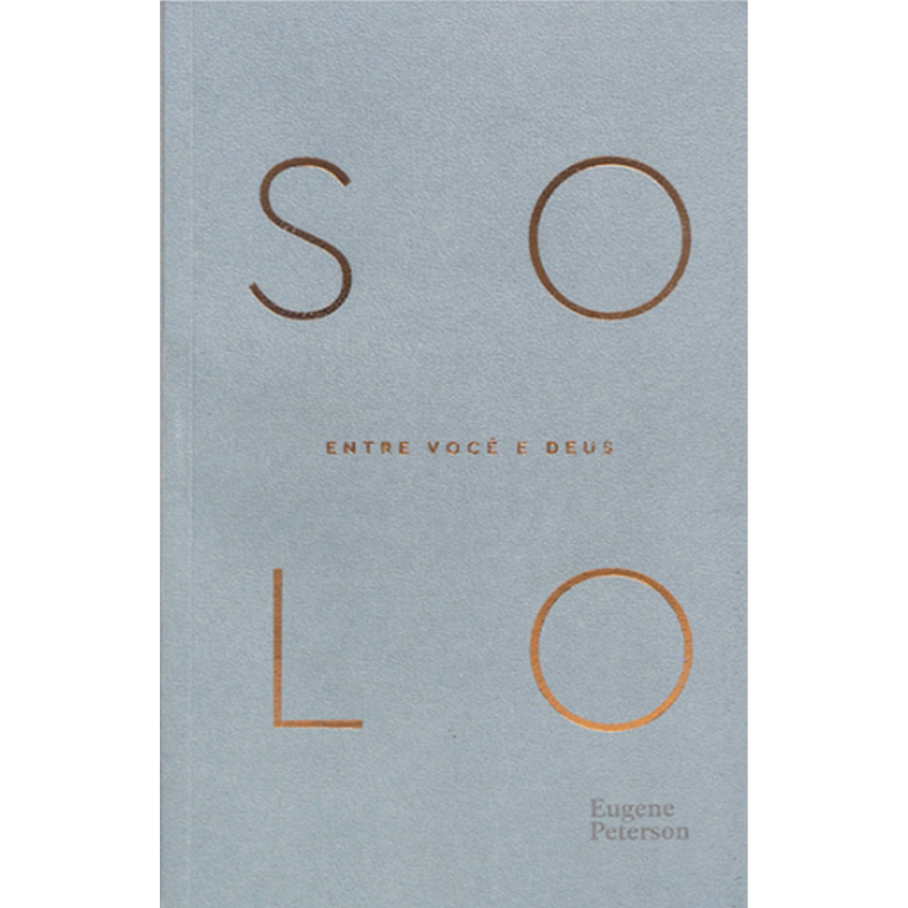 Devocional Solo | Eugene Peterson | Capa Brochura em Oferta na Shopee