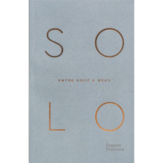 Devocional Solo | Eugene Peterson | Capa Brochura em Oferta na Shopee