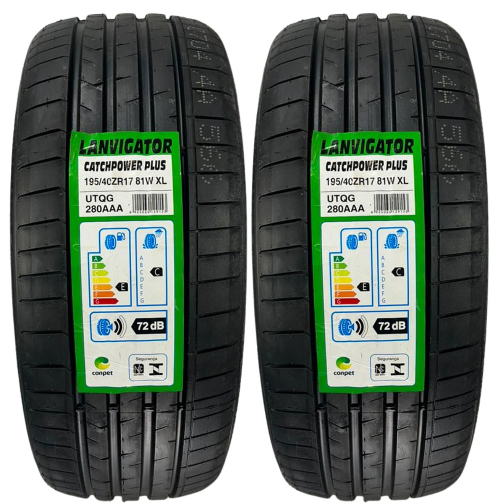 KIT 02 PNEUS LANVIGATOR 195/40R17 XL 81W CATCHPOWER PLUS