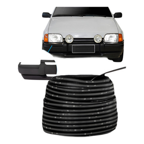 Protetor Parachoque Escort 1987 A 1992 Cor Preto 50 Metros