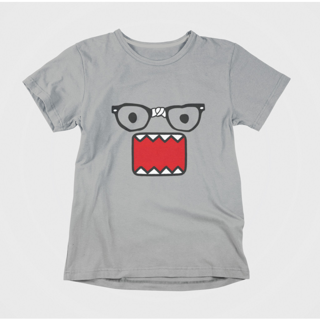 Camiseta Divertida Domo Kun Nerd Meme Moda 100% Algodão Casual em Oferta na Shopee