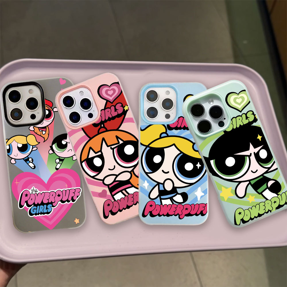 Capa De Gelatina Colorida Powerpuff Girls Z Marcon Para Samsung A17 A07 A26 A06 A16 A35 A54 A05S A05 A15 A14 A13 A52 A04