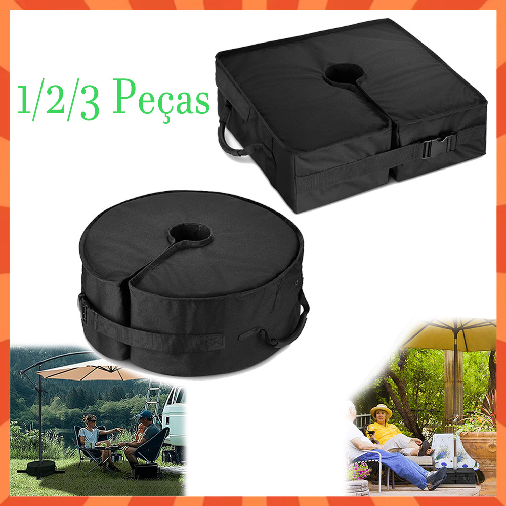Saco de areia para a base de guarda-cha dossel 45 cm sacos de areia para guarda-sol ao ar livre barraca de praia camping