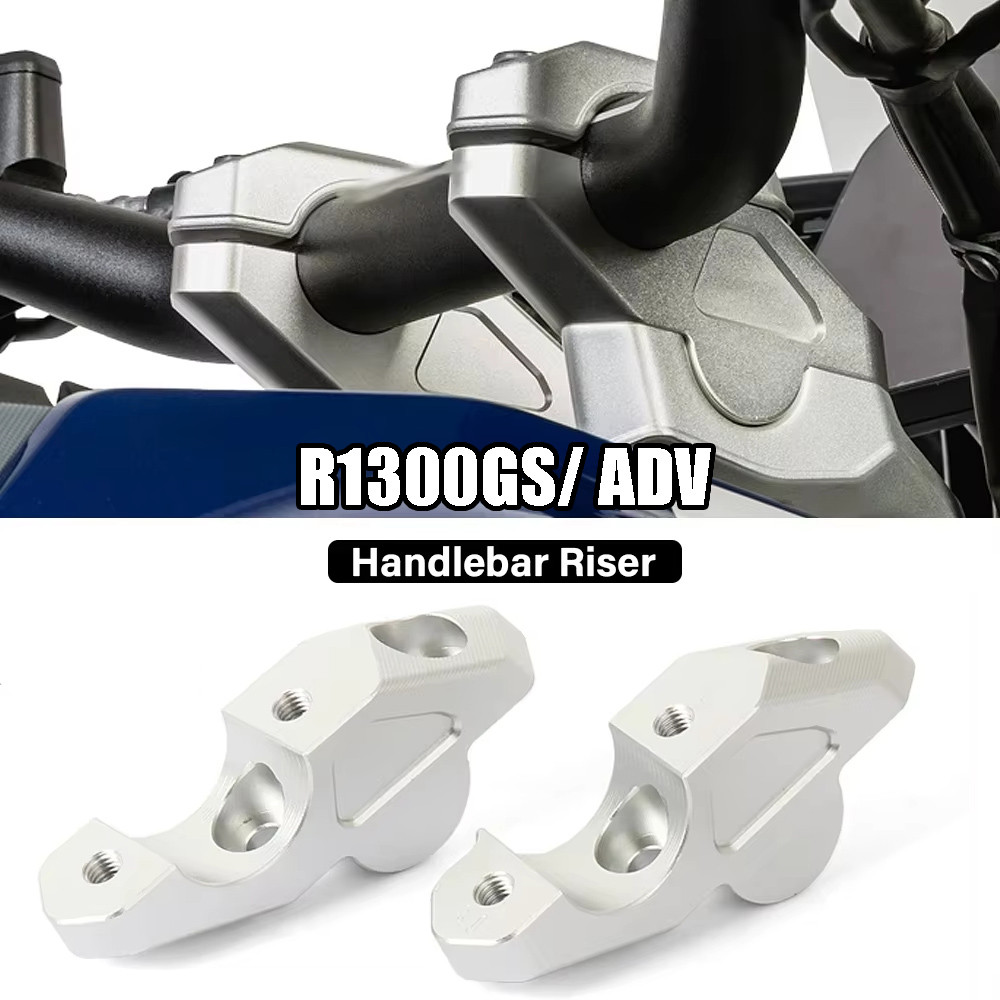 Para BMW R 1300 GS R1300GS R1300GSA R1300GS Aventura Motocicleta Guiador Riser Barra Montagem Alça Braçadeira Kit 2023-2