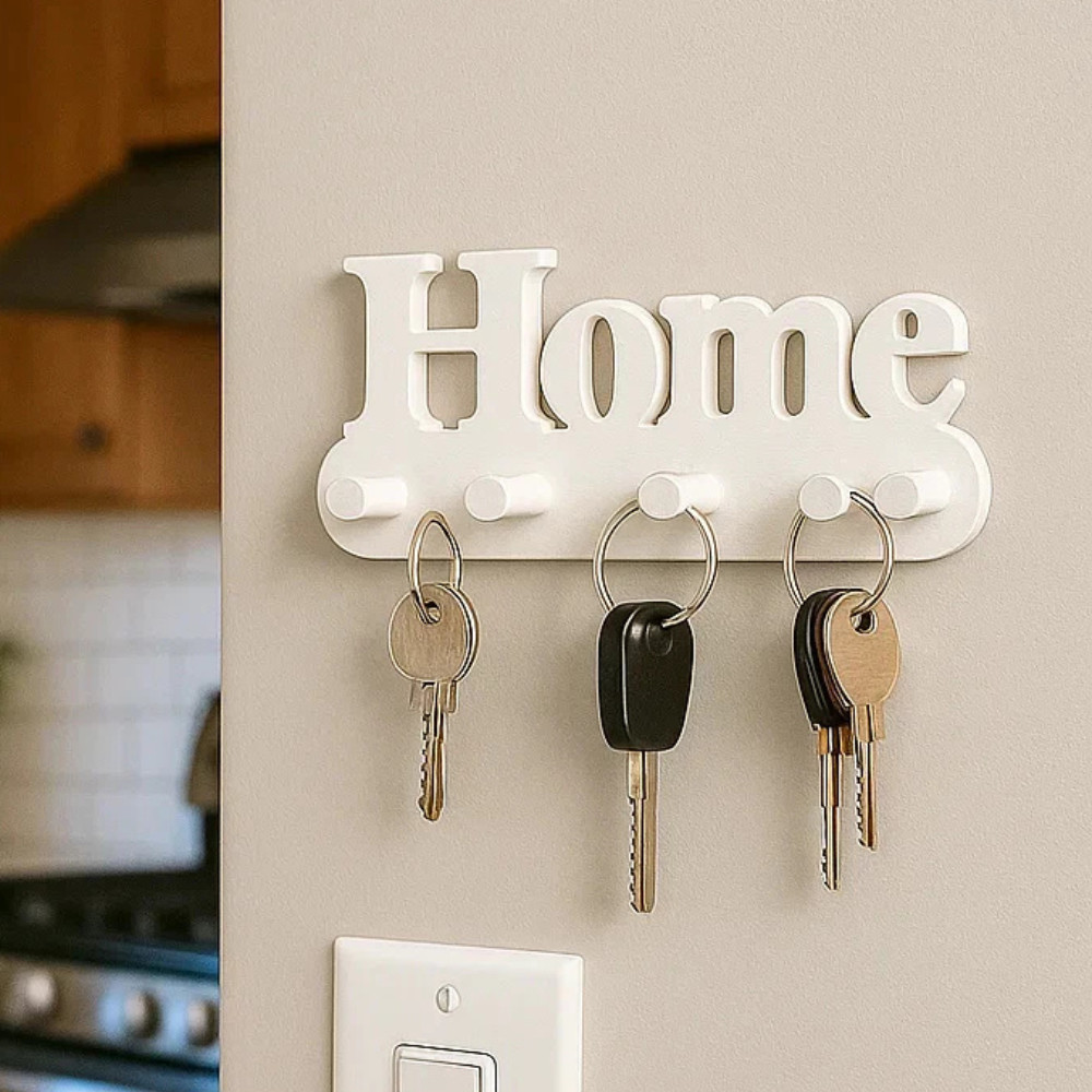 Porta Chave Parede Home Decorativo home casa Multiuso Organizador Casa Sala Cabide Cabideiro
