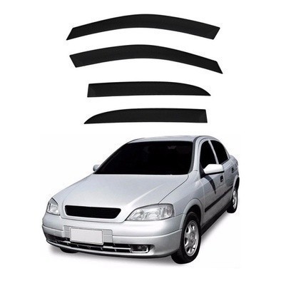 Defletor Calha de Chuva Astra 1998 - 2013 4 Portas – Kit Ecoflex Fumê em Oferta na Shopee