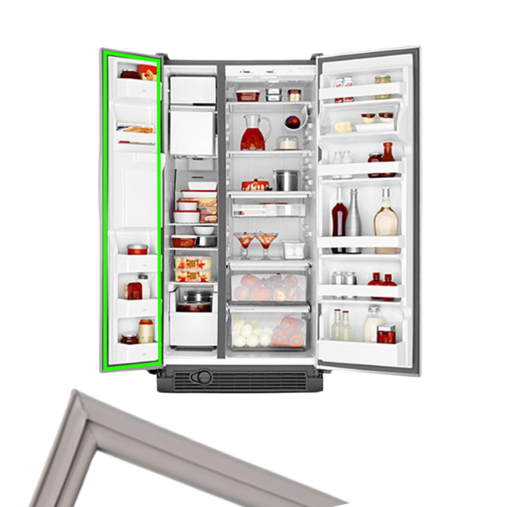 Gaxeta Porta Esquerda Brastemp Side By Side BRS62C BRS62B