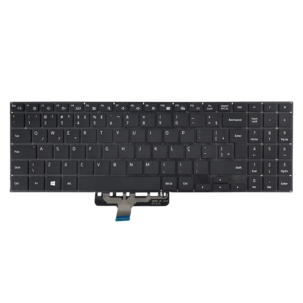 Teclado para Notebook Samsung Galaxy Book NP550XDA-KV2BR