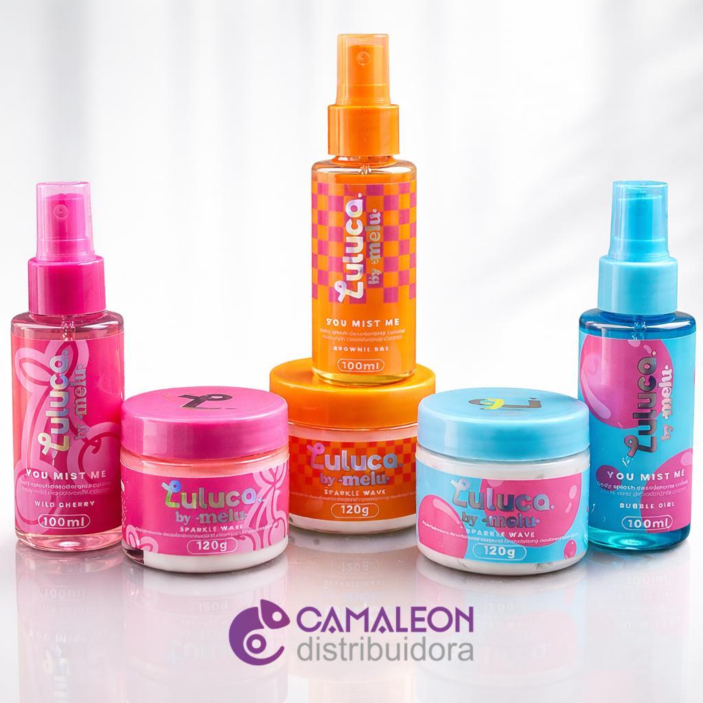 Luluca By Melu Kit Hidrat. Corporal + Body Splash (Tipos) em Oferta na Shopee