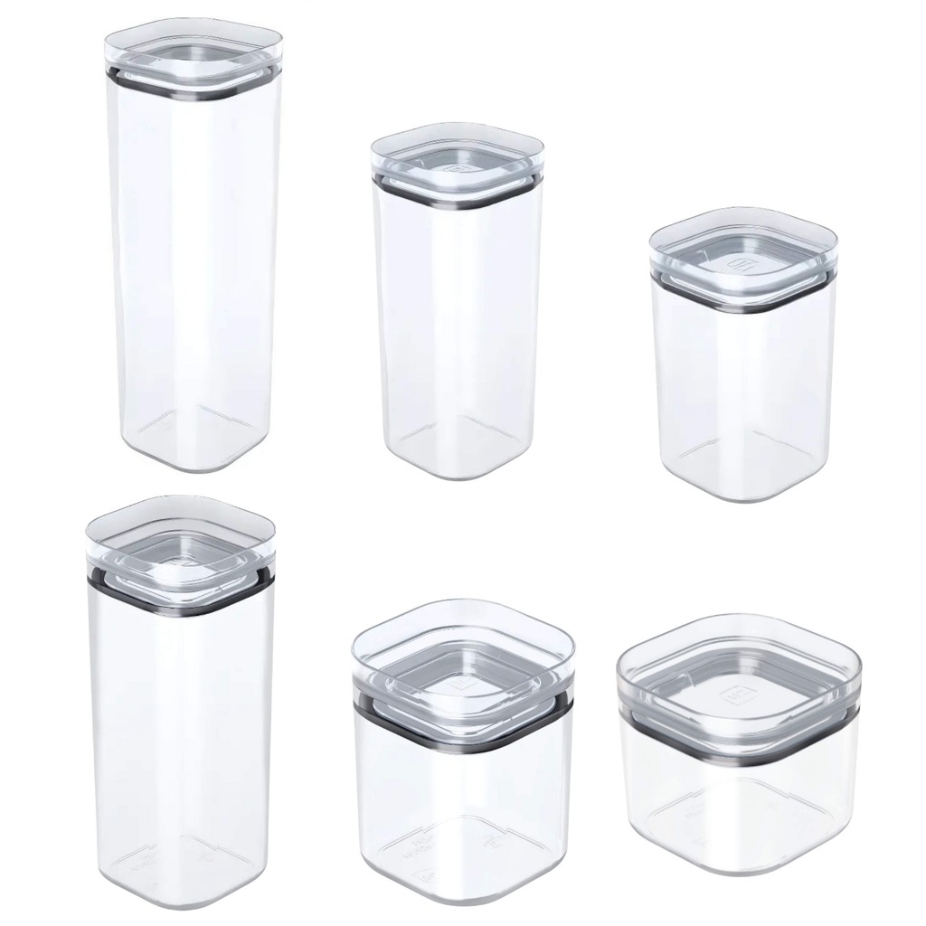 Pote Organizador Hermético UZ Utilidades com Tampa Transparente – Escolha a Capacidade em Oferta na Shopee