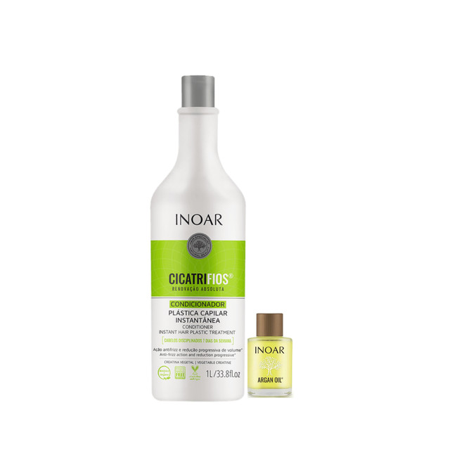 Kit Inoar Cicatrifios Condicionador e Óleo 7ml em Oferta na Shopee
