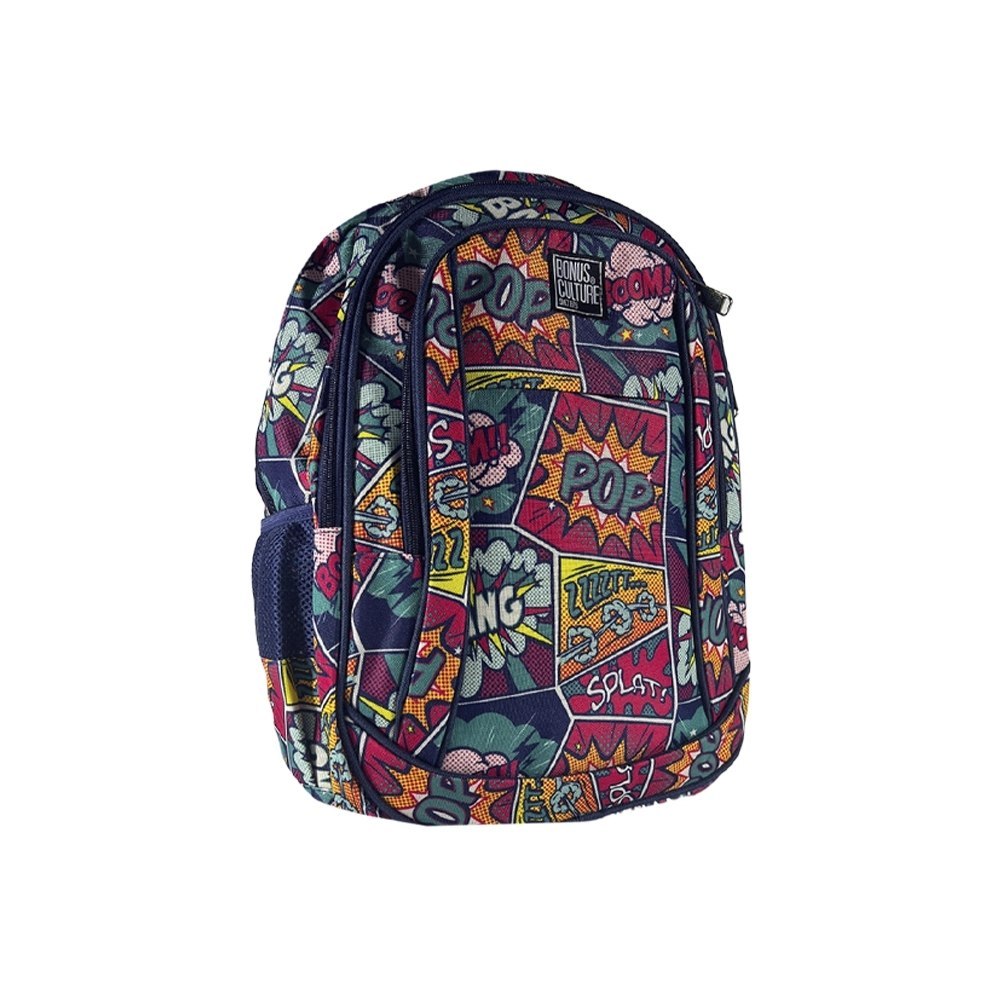Mochila Ibra Estampa Comic Pop - Colorida e Espaçosa