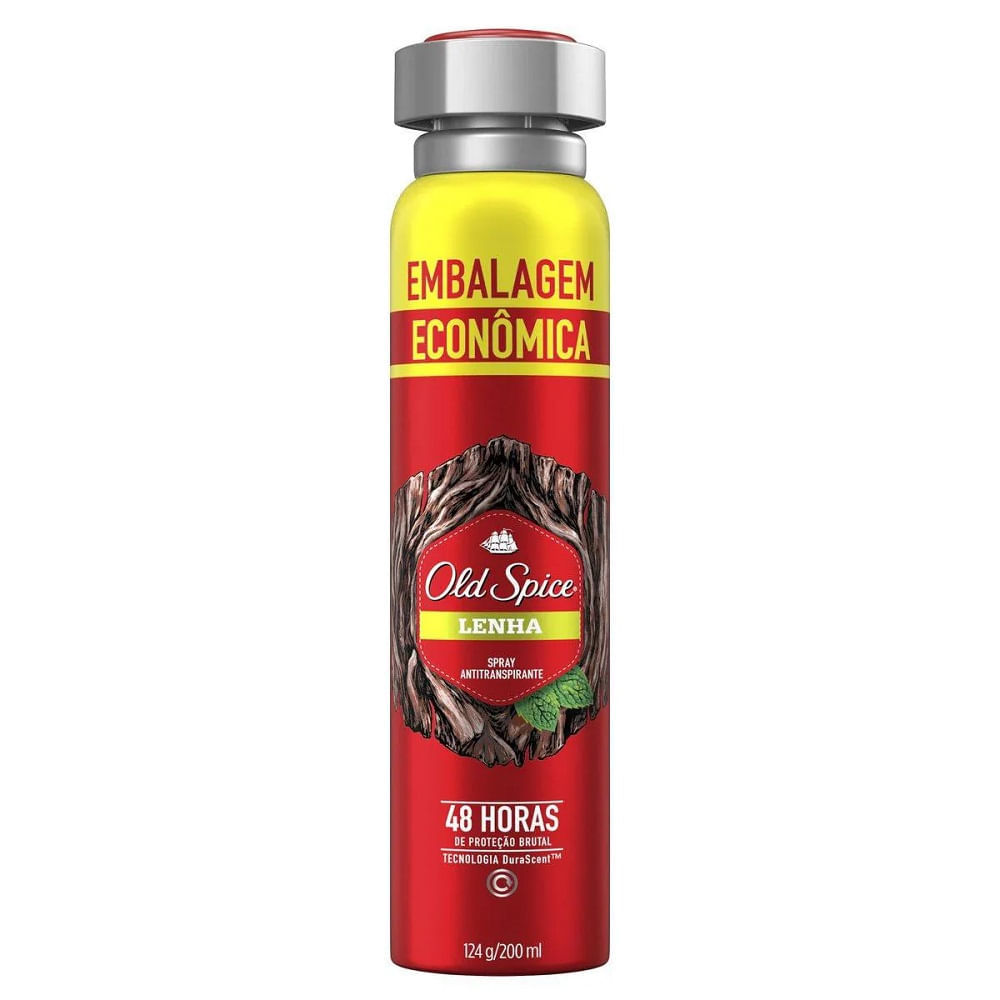 Desodorante Old Spice Lenha Aero 124g/200ml em Oferta na Shopee