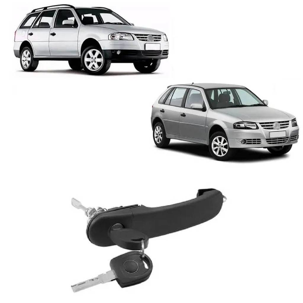 Macaneta Externa Gol/Parati G3 G4 4 Portas Saveiro G3 G4 Com Chave Modelo Snake Key Dianteira em Oferta na Shopee