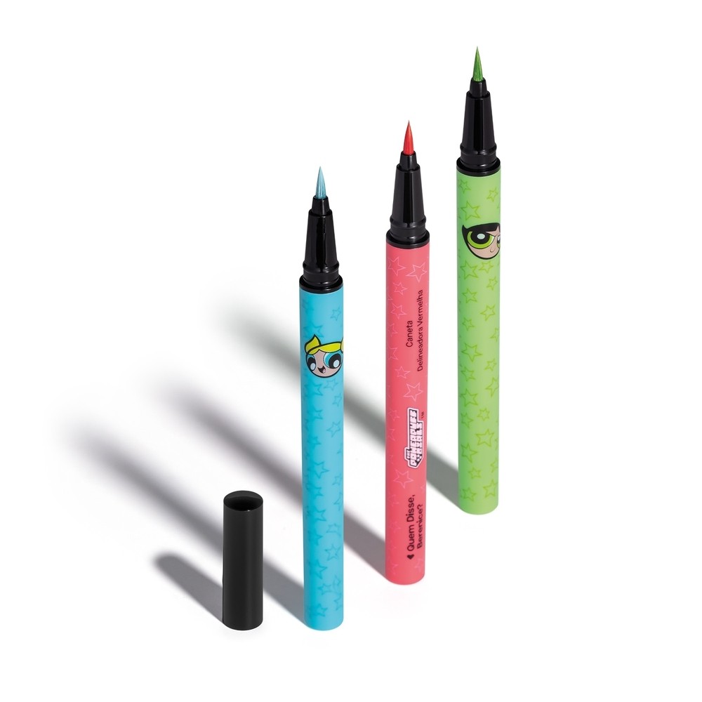 Quem Disse, Berenice? Meninas Super Poderosas Kit Delineadores 3x0,4 em Oferta na Shopee