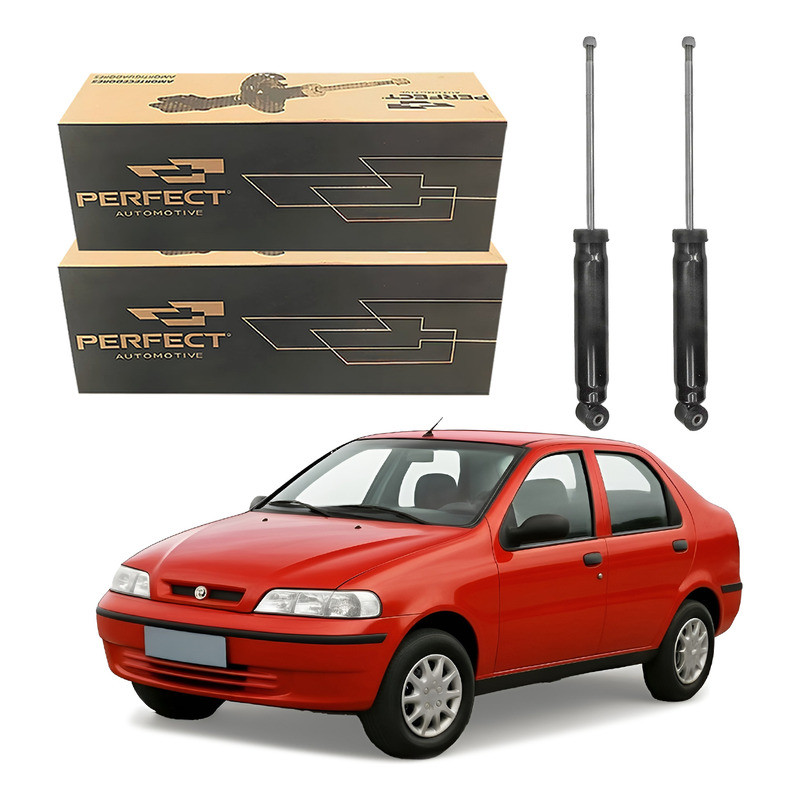 Par Amortecedor Traseiro Fiat Siena 1.0 1.3 2001 A 2003
