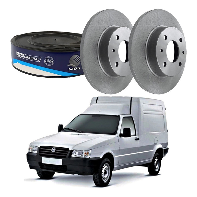 Disco Freio Dianteiro. Fiorino 1.3 2005 A 2013 em Oferta na Shopee