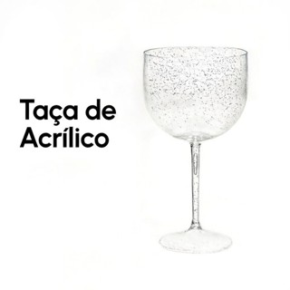Kit 50 taças de Gin 450ml + Glitter prata ou dourado em Oferta na Shopee