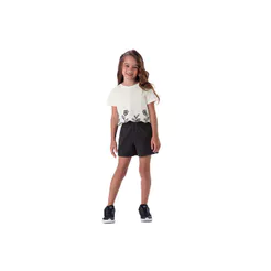 Conjunto Curto Flor Menina Marisol