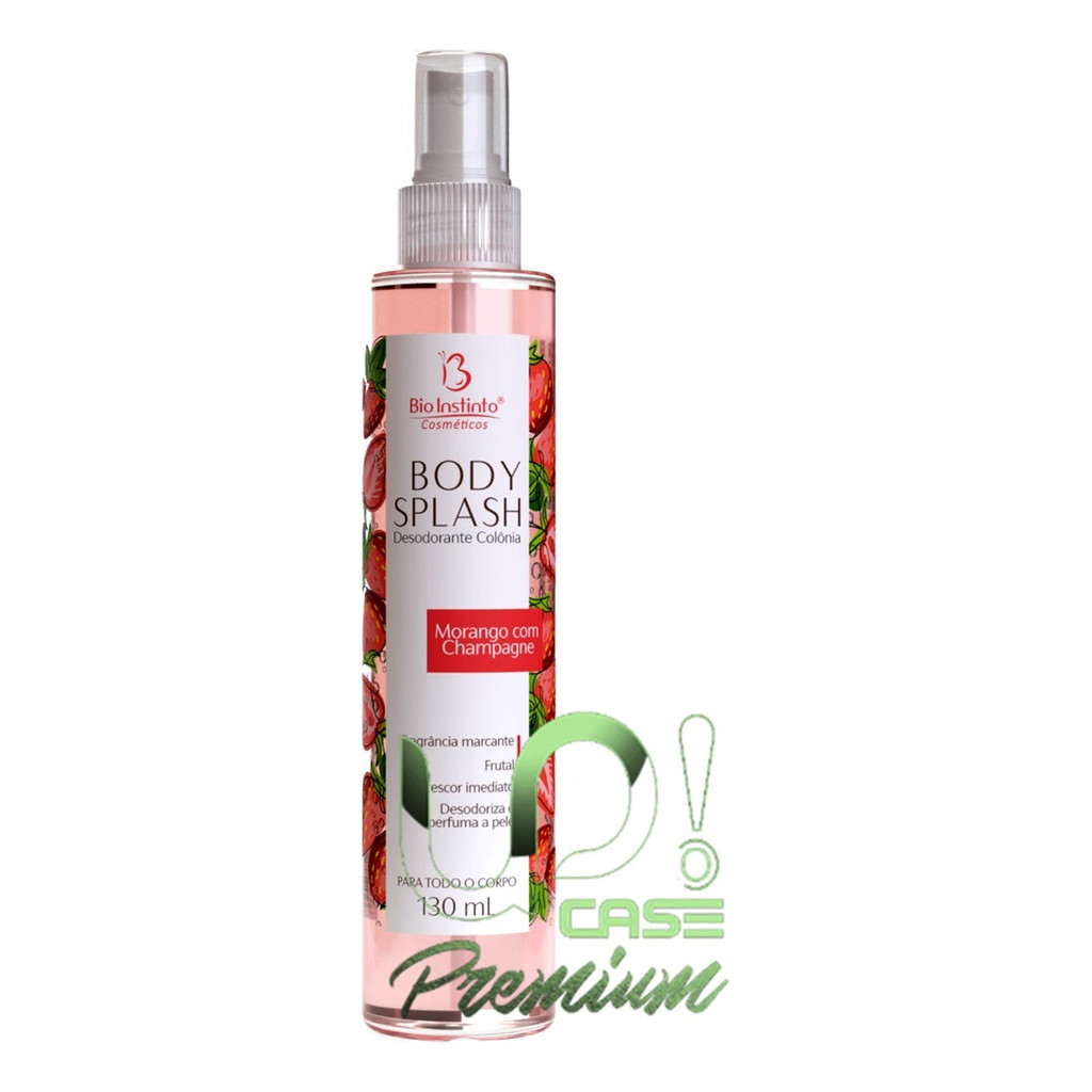 Body Splash Desod,colonia Morango C/champagne Bio Instinto