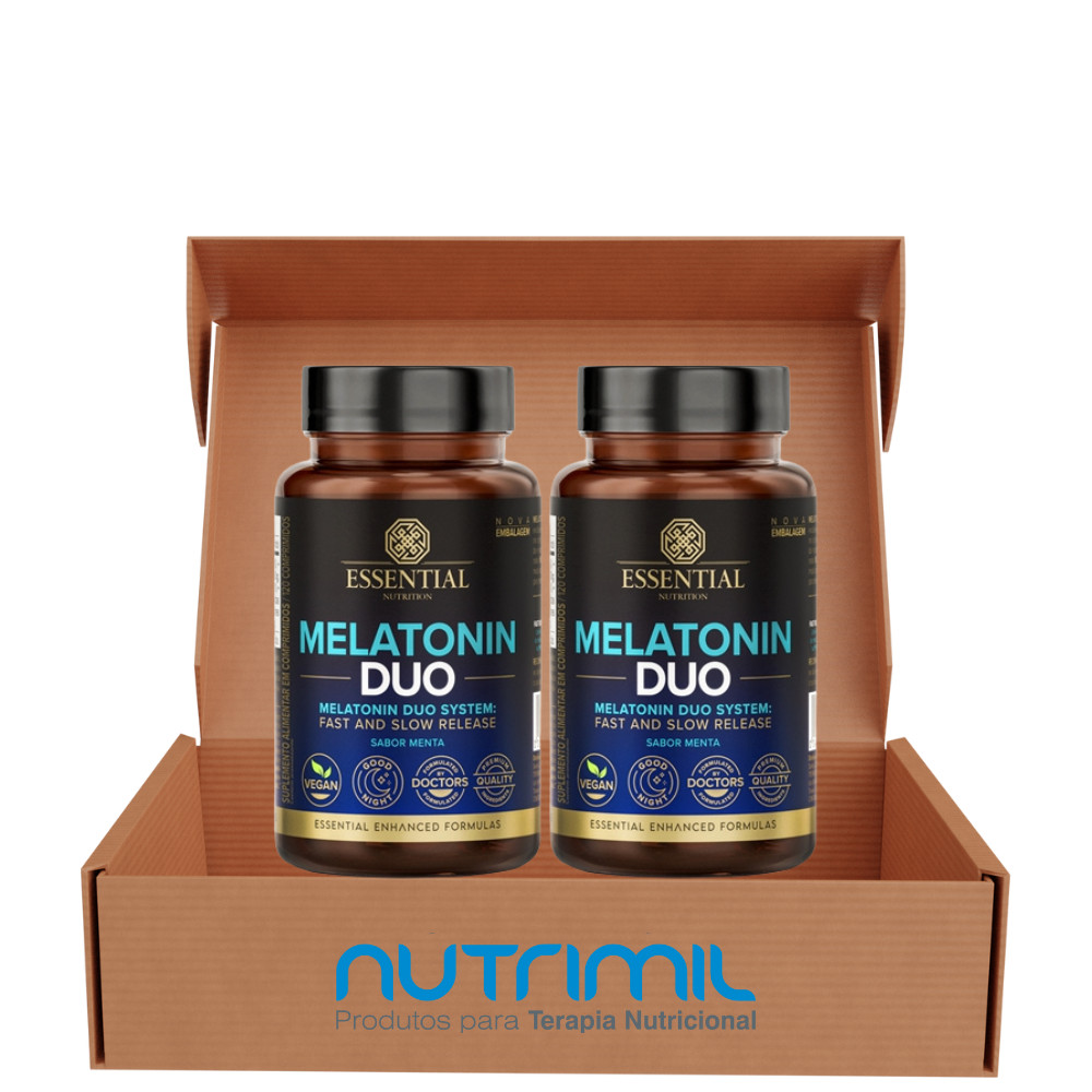 Melatonin Duo Essential Nutrition 120 Comprimidos Kit C/2