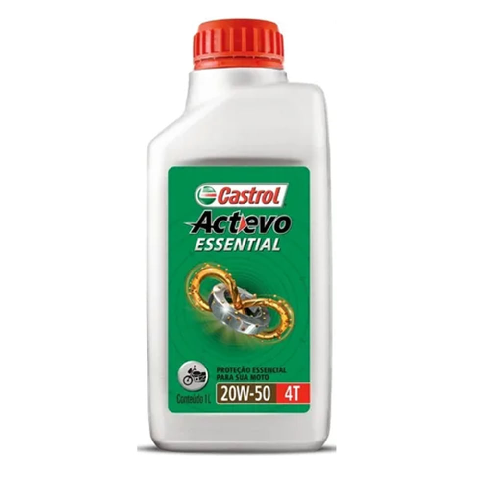 Óleo Lubrificante do Motor 20w50 Mineral Castrol Actevo Essential em Oferta na Shopee