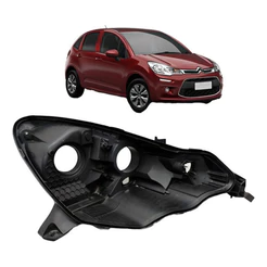 Carcaça Farol C3 2013 2014 2015 2016 2017 A 2020 Reparo