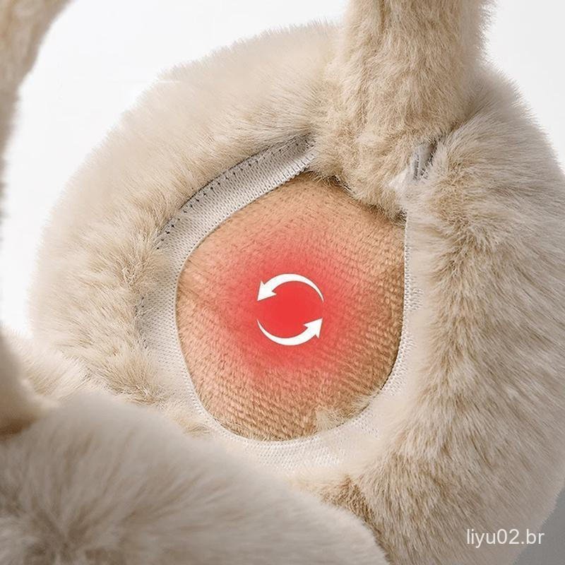 [largeloohg] Sólido Macio Pelúcia Orelha Manter Mais Quente Inverno Earmuffs Para Mulheres Homens Moda Ao Ar Livre Earfl