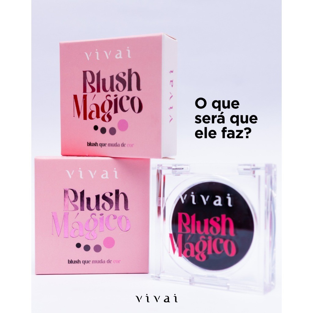 Blush Mágico Vivai – Muda de Cor ao Contato com a Pele em Oferta na Shopee
