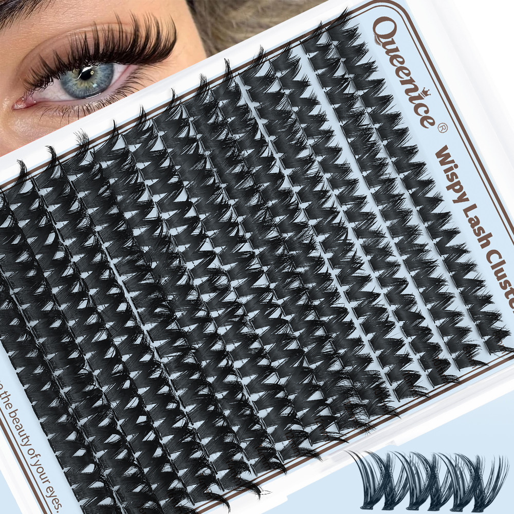 Conjuntos De Cílios QUEENICE , 280 Peças M380 Extensões De 9-16mm Finos ,