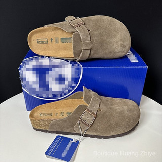 Sandálias Birken Unissex Elegantes @ _ Estoque Baotou Feito De Sola De Cortiça Série Meio-Pack 14SR
