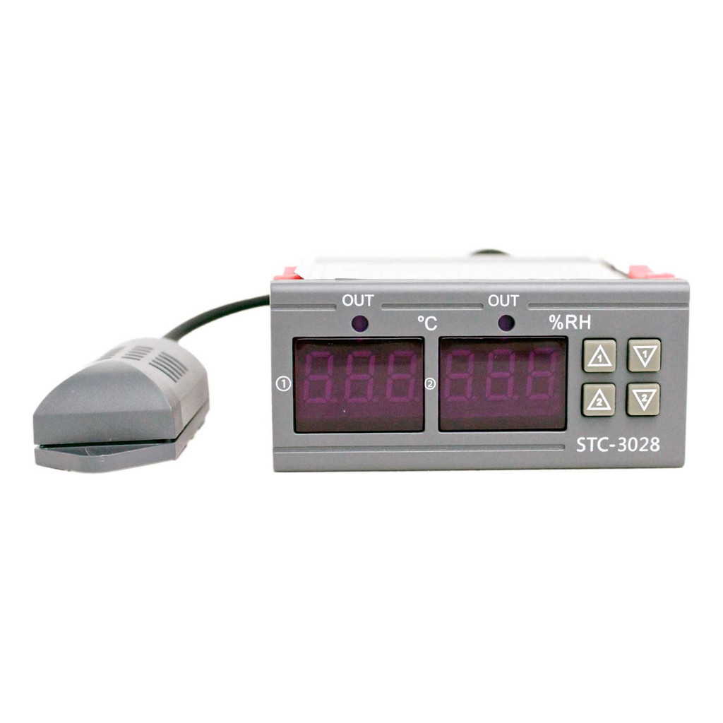 Termostato Stc-3028 Com Controle Para Temperatura E Umidade