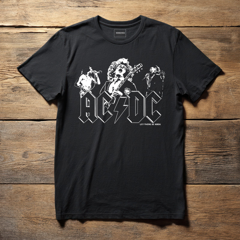 CAMISETA  AC/DC BAND PREMIUM UNISSEX 100% ALGODÃO ETERNAL ROCK COLLECTION