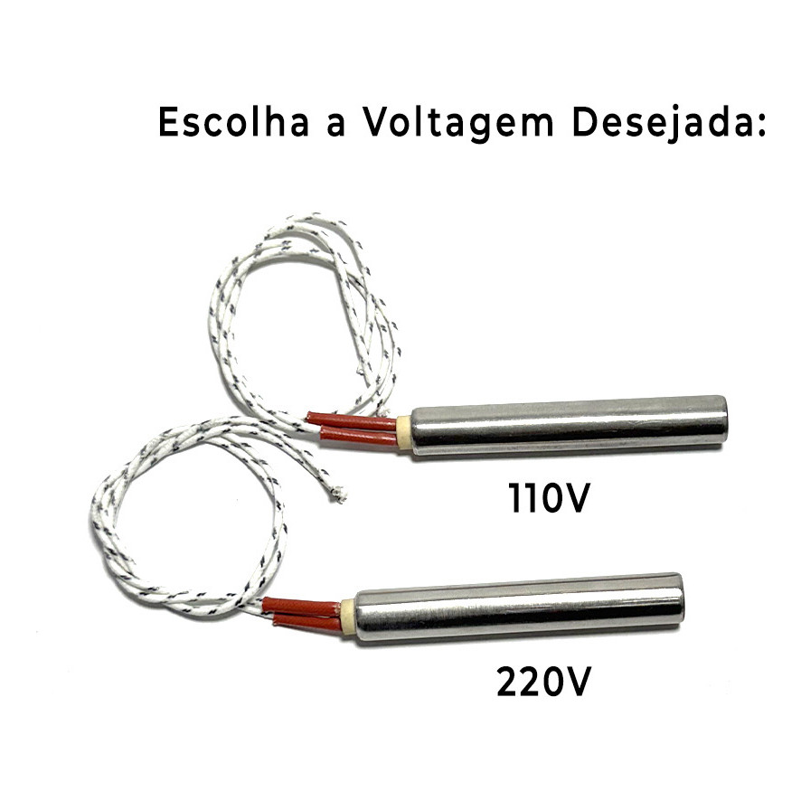 Resistência Cartucho 3/8   | 80mm | 100w Hot Stamping
