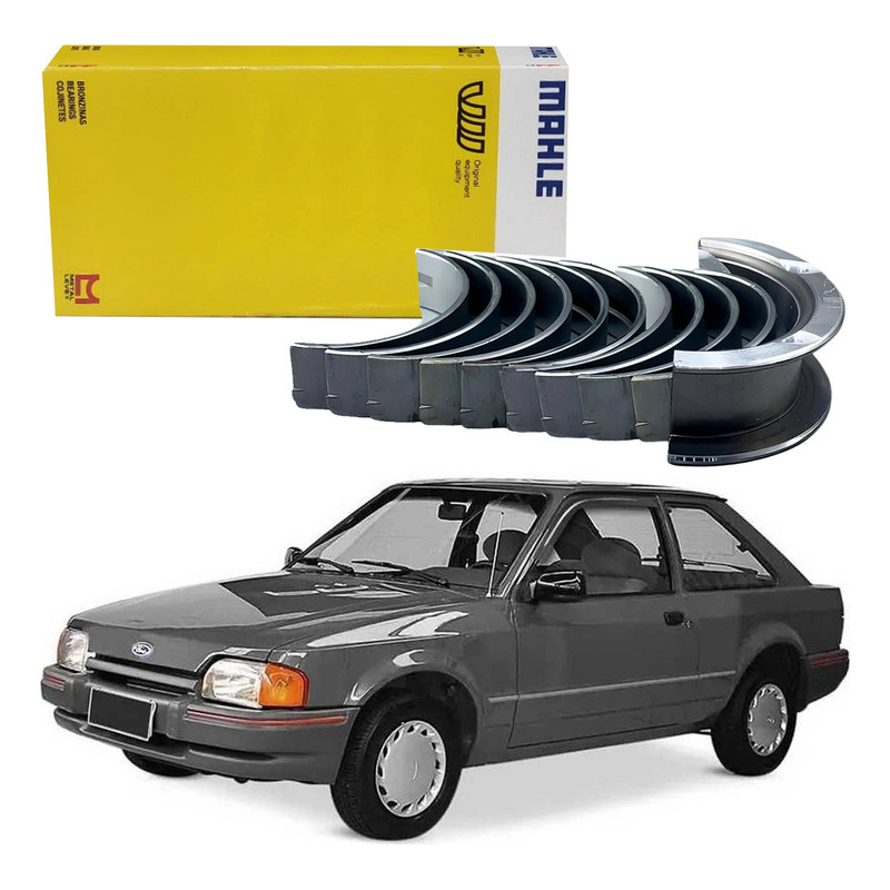 Bronzina Mancal 1,00 Mahle Escort Hobby 1.6 Cht 1987 A 1994 em Oferta na Shopee