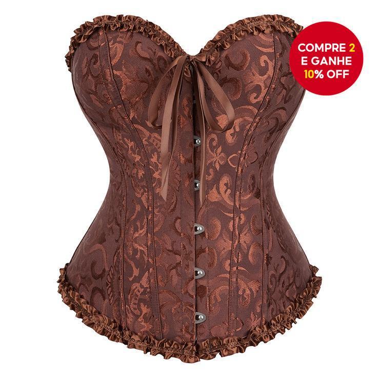 Espartilho Feminino para Noiva Festa de Casamento Modelador com Renda em Oferta na Shopee