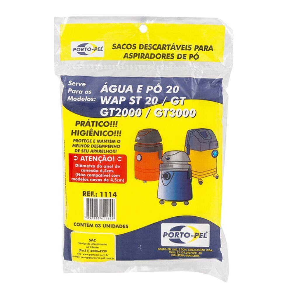 SACO ASPIRADOR DE PO E AGUA ELETROLUX WAP TURBO PORTO PEL