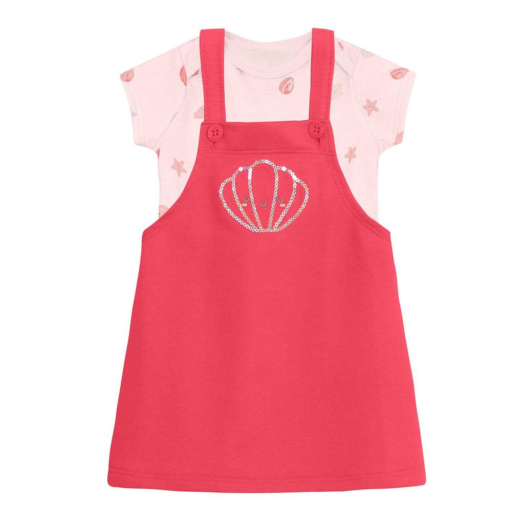 Conjunto bebê menina de conchinha Brandili Baby em Oferta na Shopee