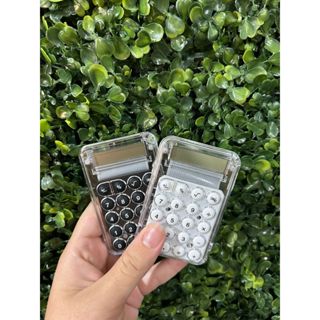 Mini Calculadora Portátil Cores Transparente– Modelo HX7413 em Oferta na Shopee