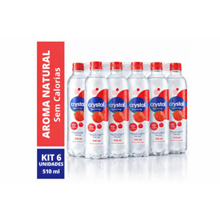 Água Saborizada Crystal Frutas Vermelhas 510 Ml Pack 6 Und em Oferta na Shopee