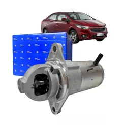 Motor de Partida 12v 13 Dentes 1.4Kw Para Gm Prisma 1.0 1.4 Flex 2013 a 2019 Delphi 8000818