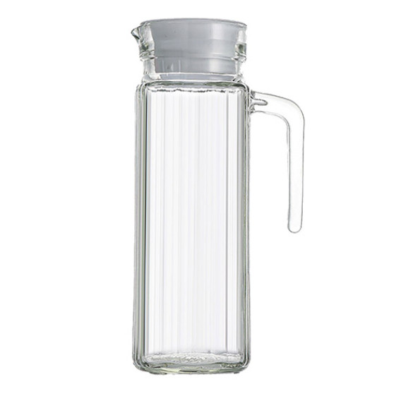Jarra de Vidro com Tampa 1,1L 650ml Transparente Para Bebidas em Oferta na Shopee