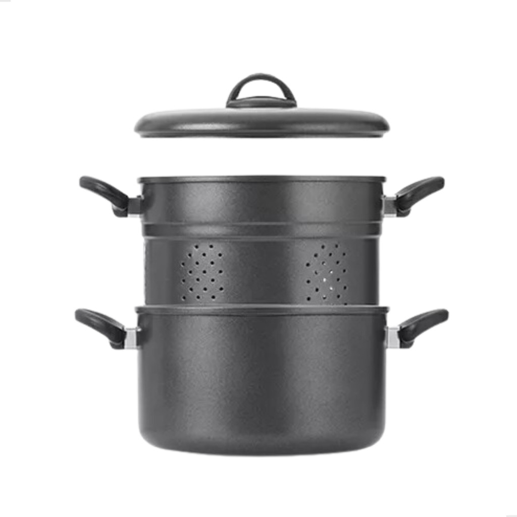 Espagueteira Caldeirão Grande Legumes Vapor Macarrão 5,5L Não Gruda Macarrão Espaguete Antiaderente