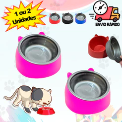 Comedouro Elevado Para Gatos 300ml Bebedouro Para Gatos Vasilha Removivel Comedouro Ergonomico